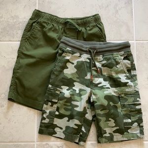 Set of 2 Wonder Nation boys drawstring pull on shorts